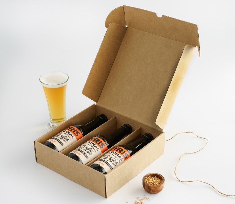 Capilares Aguanieve Bienes Cajas para cervezas | Domestika