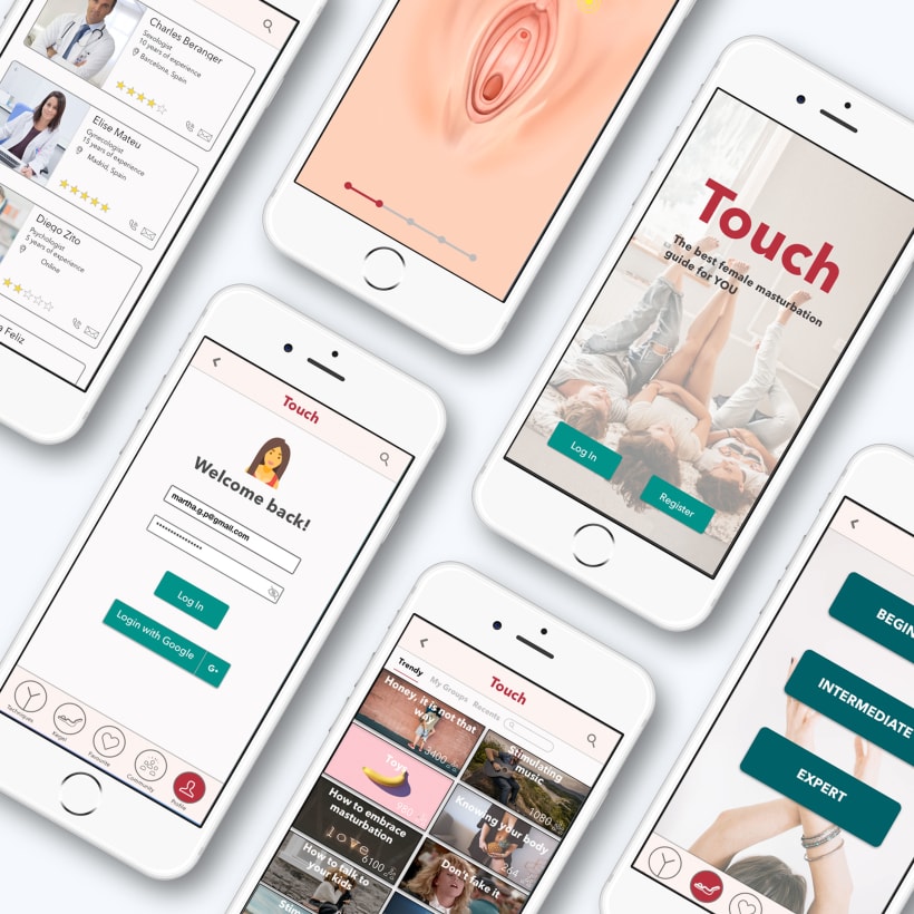 Touch App The Best Female Masturbation Guide Domestika