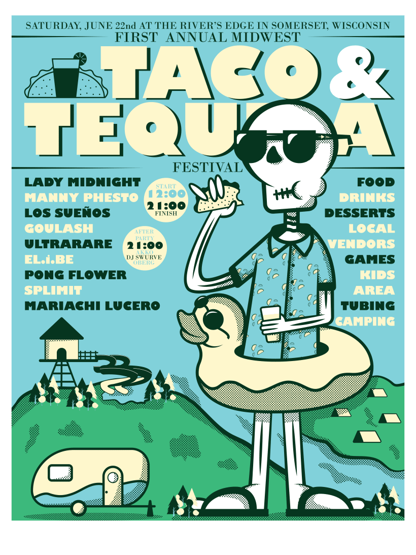 Taco & Tequila Festival Domestika