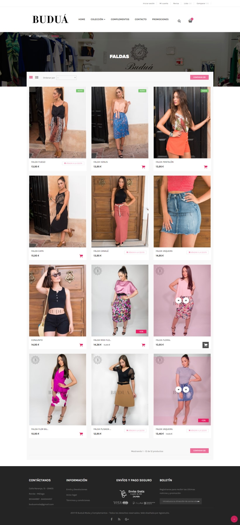 Tienda Online de ropa para mujer en Málaga, Ronda, Domestika