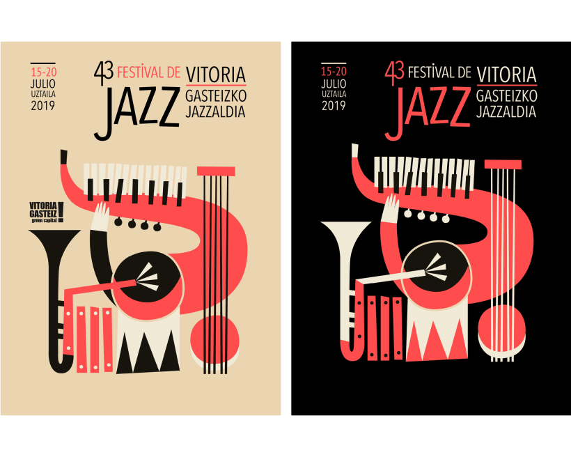 Festival Jazz Vitoria | Domestika