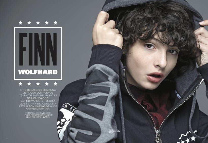 finn wolfhard in a hoodie