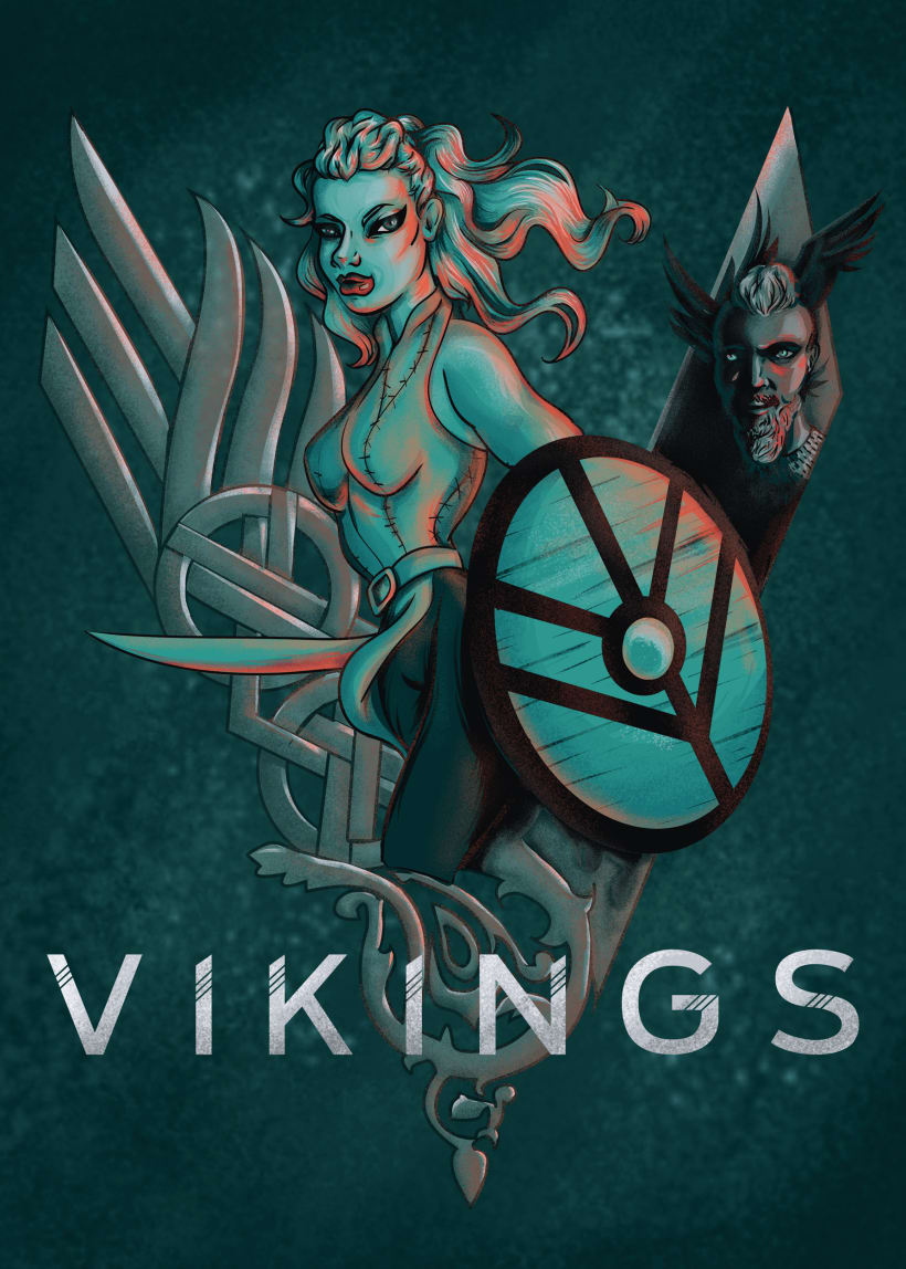 Mi Proyecto Del Curso Ilustración Vectorial Vikings Domestika