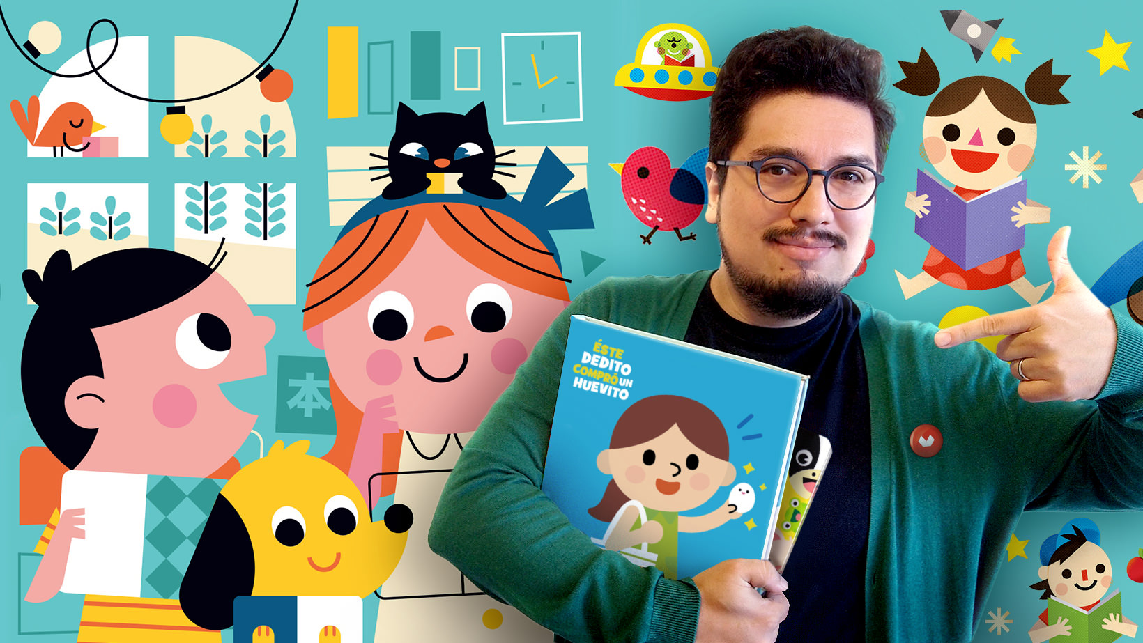 Kinderbuchillustration und -design
