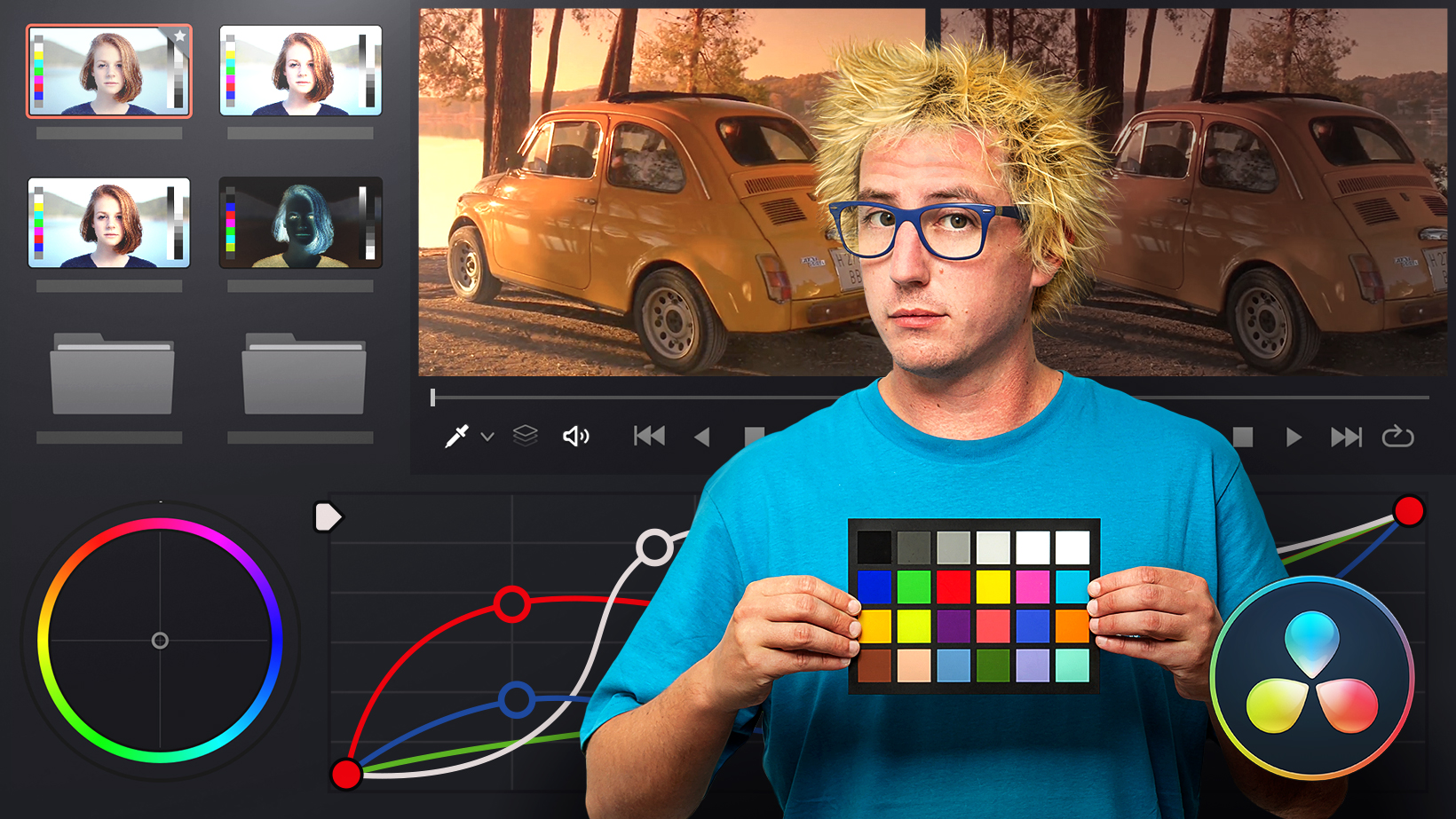 DaVinci Resolve zur Farbkorrektur