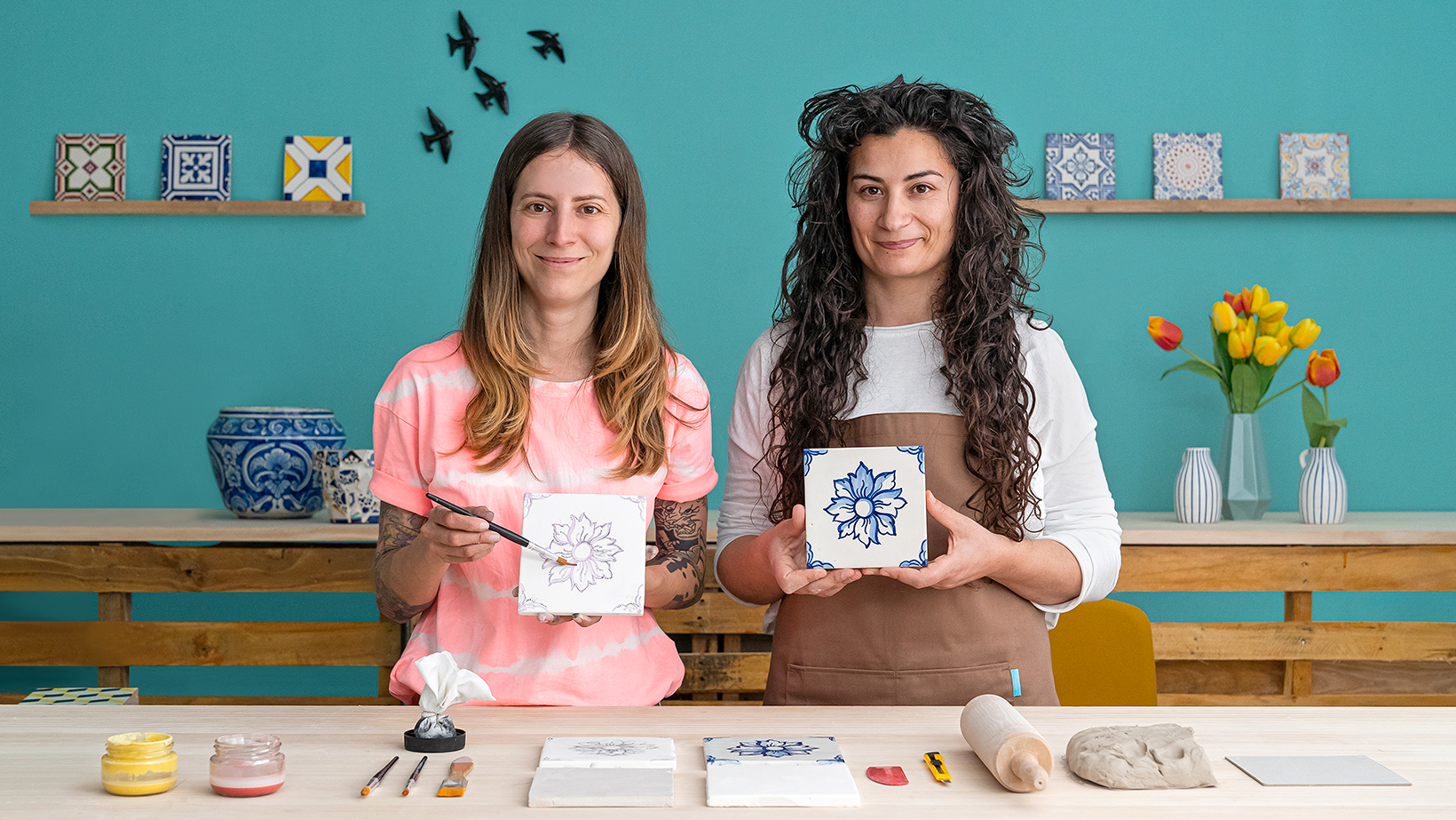 Design und Herstellung portugiesischer Fliesen