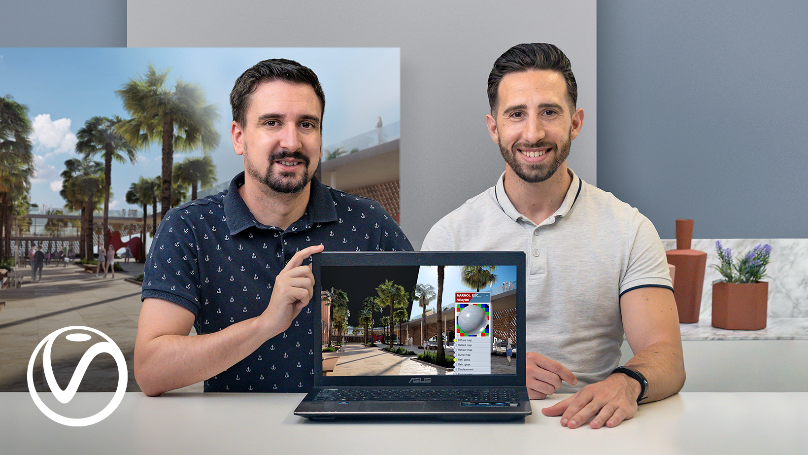 Rendering pour architecture d’extérieur avec V-Ray
