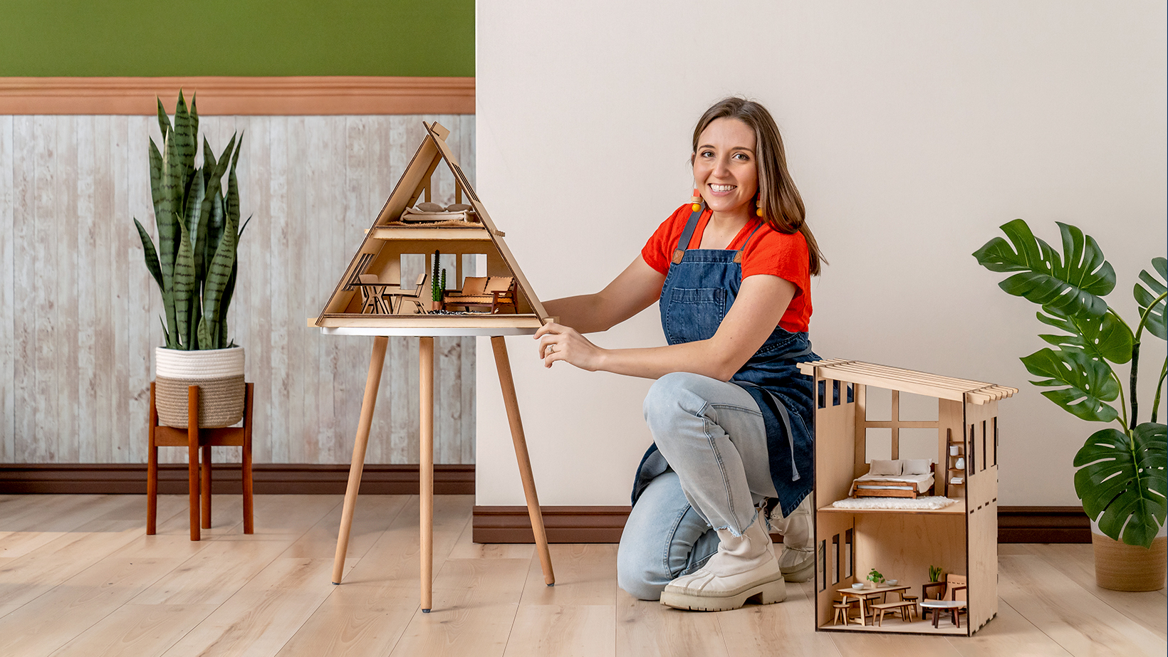 Miniatur-Möbel für DIY-Puppenhäuser